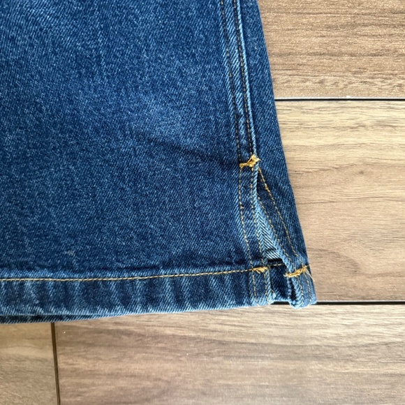 Aritzia | Wilfred Denim Mini Skirt | Size 2 | Classic Blue A-Line - Picture 4 of 7